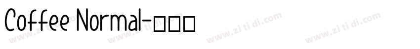 Coffee Normal字体转换